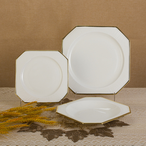 Tùy Chỉnh Chất Lượng Cao Đặt Bữa Ăn Tối Tấm Bát Bộ Đồ Ăn Gốm Decal Sứ Đồ Ăn Container Thực Phẩm - Product Image 3