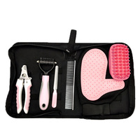 Kit de brosses de toilettage pour animaux de compagnie, best-seller, haute qualité, en acier inoxydable et plastique, écologique, pour enlever les poils des chats et des chiens