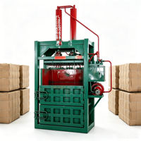 Presse à balles verticale compacte YANHUI HY-02, hydraulique, avec surveillance à distance automatique, pour bouteilles en plastique, papier et canettes