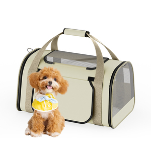 प्रोडिगी पेटबि02 एयरलाइन ने नरम तरह से सांस लेने योग्य ढहने वाली कार सीट आउटडोर यात्रा पालतू हैंडबैग बिल्ली कुत्ते टोटे बैग बैग को मंजूरी दी - Product Image 1