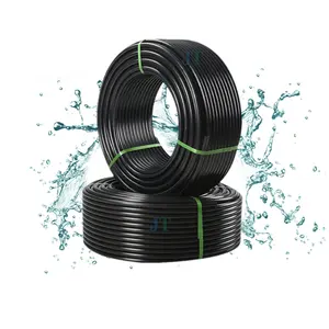 Tubo hdpe/venda direta de fábrica, hdpe 25 mm 1 polegada tubo de irrigação de plástico rígido