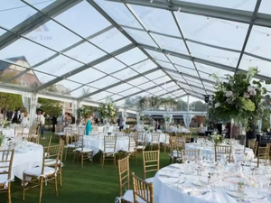 Lüks 10m 20m 30m şeffaf Marquee 1000 insanlar açık çatı açık düğün etkinlik çadırı - Product Image 4
