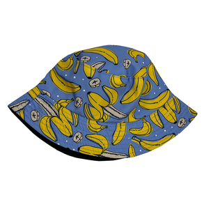 Chapeau Bob Unisexe en POLY avec Imprimé <span class=keywords><strong>Banane</strong></span> – Utilisation Quatre Saisons, Casquette Polyvalente pour Activités de Plein Air - Product Image 4