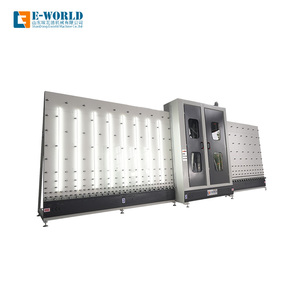 Máquina de Lavado y Secado de Vidrio E-WORLD, Espesor de 3-19 mm, Control PLC de Alta Precisión, Construcción de Acero, Color Blanco, 16KW, 1 Año de Garantía - Product Image 1