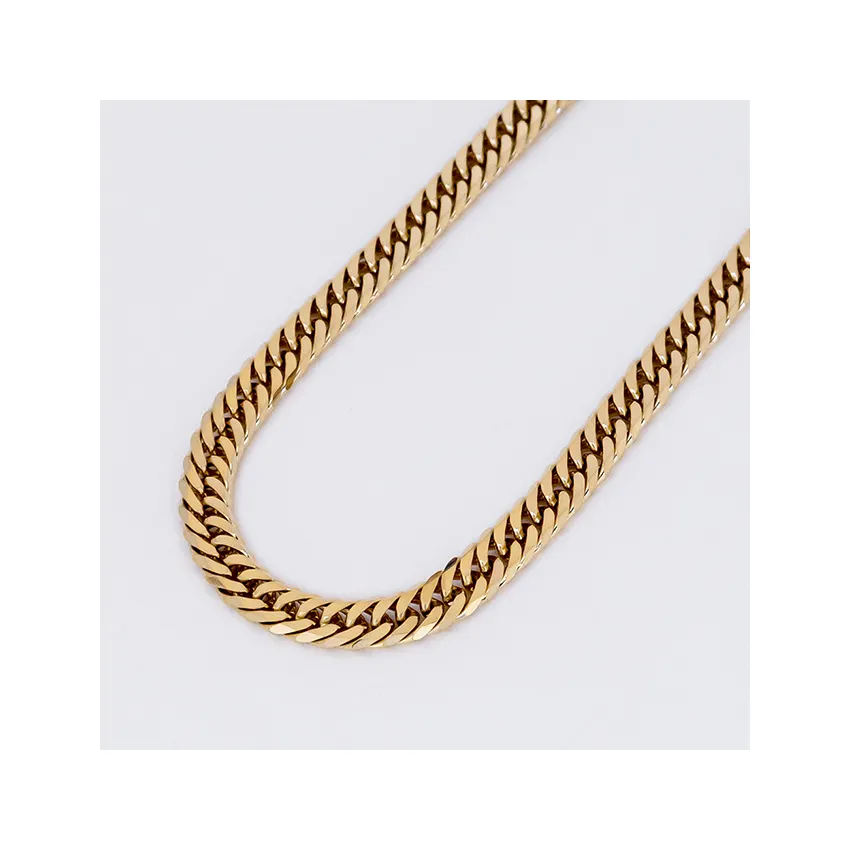 Japan classic gift chain pure 18k gold fashion jewelry necklace