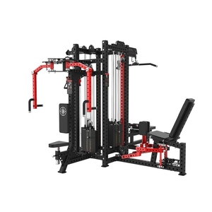 Đa-trạm phòng tập thể dục Máy thương mại Thiết bị tập thể dục vừa <span class=keywords><strong>loader</strong></span> với chân cánh tay chức năng vật liệu thép - Product Image 6