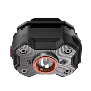 Lampe frontale LED ultra-mince 200 lumens, faisceau réglable, avertissement rouge, étanche IP44, batterie rechargeable, clip d'épaule réglable pour - Product Image 5