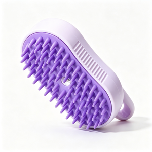 Rechargeable 3 In 1 Vapor <b>Pet</b> Detangling Comb A Gentle Spraying Massage Brush With Comfort Handle For Canine And Feline Coats - Product Image 4