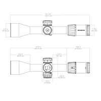 Vector Optics Tauron 3-18x50 GenII Lunette de Visée Optique pour Moyenne et Longue Portée