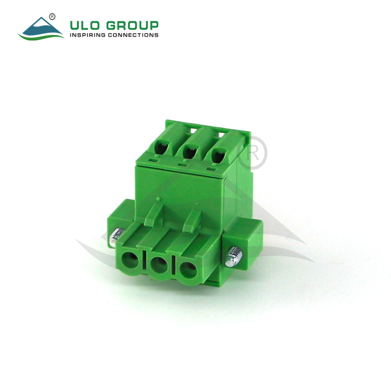 Двухуровневые подключаемые клеммные колодки, пружинные электрические разъемы с фланцевой винтовой розеткой, шаг 5,08 мм, 12 А, 320 в