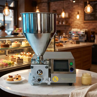 Machine de remplissage pneumatique pour crème, chocolat, confiture, sauce, destinée aux lignes de production de beignets, pains et gâteaux en boulangerie