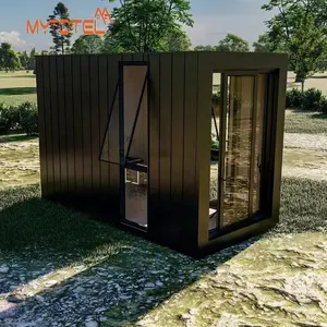 Mytotel บ้านตู้คอนเทนเนอร์,ขนาดเล็กห้องผลิตบ้านหลังบ้านเหล็กไฟ Modular กรอบบ้านแผนกลางแจ้งสำนักงาน Pod