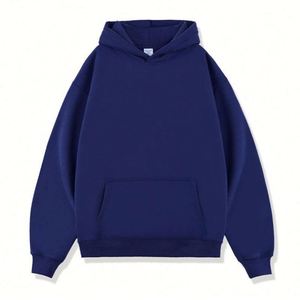 H5454 Fabricant de vêtements pour hommes à Guangzhou, vente en gros, sweats à capuche personnalisés en coton mélangé 380 g/m² doublés de polaire - Product Image 6