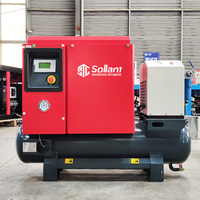 Compresseur d'air monophasé 220V 4-en-1 5,5-15 KW avec système de refroidissement par air