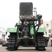 Livraison Gratuite – Mini-Cultivateur Tracteur Chenillé 4x4 50 CV pour Terres Sèches et Rizières avec Pompe, Boîte de Vitesses et Roulement – Multifonctionnel