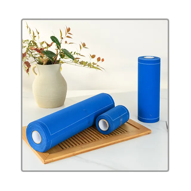 Benutzer definierte Farbe und bedruckte Baumwolle Tisch Einweg Tischs ets Servietten Königsblau abreißen