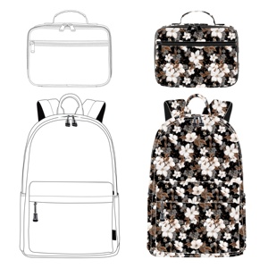 Boekentas Custom Rugzak Bagpack Met Logo Custom Boekentas En Lunchtas Sets Schoolrugzakken Logo Kinderen Polyester Schooltas Set - Product Image 2