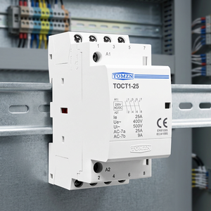 Contactor de 2 Fases TOMZN TOCT1-25 4P AC/DC 25A, Circuito de Control 4NC 4NO 2NO2NC, 24V 110V 220V 50Hz, Interruptor de Cambio para Riel DIN - Product Image 3