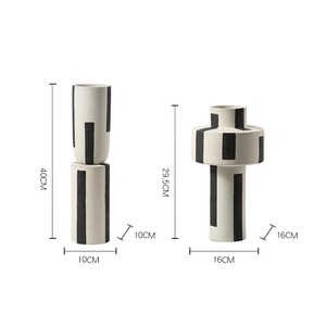 Jarrón de <span class=keywords><strong>flores</strong></span> hecho a mano para habitación, decoración minimalista de Bar Vertical, botella alta para sala de estar, <span class=keywords><strong>Jarron</strong></span> - Product Image 6