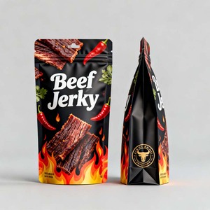 Sacs personnalisés pour viande séchée (<span class=keywords><strong>beef</strong></span> <span class=keywords><strong>jerky</strong></span>) avec impression numérique, qualité supérieure, faible MOQ, pour sachets en aluminium, fournisseur d'usine en gros - Product Image 5