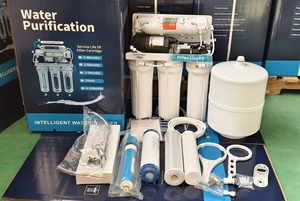 Système de purification d'eau par osmose inverse sans réservoir, design fin OEM, 5 étapes, installation facile pour usage domestique, filtration, eau propre - Product Image 3