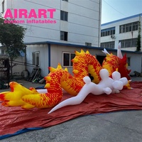Prix d'usine Dragon gonflable géant, Boules animales Dragons chinois gonflables pour décoration extérieure