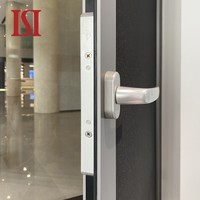 Fenêtre à battant minimaliste à rupture thermique de marque supérieure Isolation thermique en aluminium personnalisée Conception coupe-vent Fabriqué en Chine