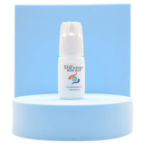 Très populaire Prix de gros Coréen 10 ml Marque privée ISO9001 Colle d'extension de cils flexible transparente - Product Image 1