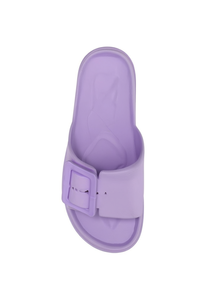 Sandali EVA Infradito con Cinturino Unico e Bottone, Unisex, Taglia 27, Tinta Unita, Tacco Piatto, Punta Aperta, Stile Estivo - Product Image 1