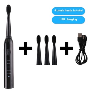 Cepillo de dientes eléctrico recargable de cinco velocidades, batería de larga duración, cepillo de dientes eléctrico para adultos, regalo ultrasónico recargable para parejas - Product Image 6