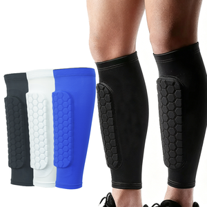 <span class=keywords><strong>Espinilleras</strong></span> <span class=keywords><strong>de</strong></span> fútbol Honeycomb - Protectores <span class=keywords><strong>de</strong></span> pantorrilla y piernas transpirables con compresión para protección deportiva - Product Image 1