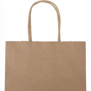 Plain Medium Paper Bags with Handles Bulk Kraft Craft Gift Grocery Shopping Retail Birthday Party Wedding <b>Thick</b> Paper Bags - Product Image 2