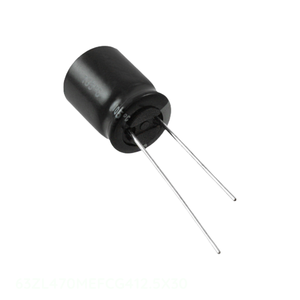 ตัวเก็บประจุ470 uF 20% 63V แบบเรเดียล th 470 uF ของแท้ผ่านรู63ZL470MEFCG412.5X30 - Product Image 1