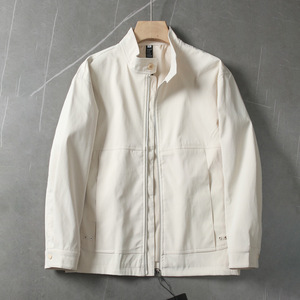 Giacca Casual Varsity da Uomo per l'Inverno, Traspirante, Antivento, per Tutte le Stagioni, con Colletto Alto e Chiusura a Zip Frontale con Logo - Product Image 5