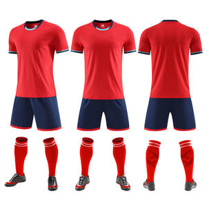 Hombres Personalizado Rojo Equipos De Fútbol Camisetas Conjuntos Niños Uniformes Camisa De Fútbol Uniformes De Fútbol - Product Image 1