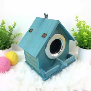Casa para Pájaros de Madera Maciza para Exteriores, Fácil de Entrar y Salir, Hermosa Forma, Adecuada para Pájaros y Animales Pequeños - Product Image 3