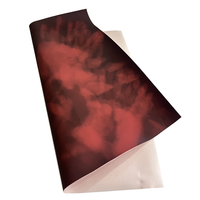 Tissu en cuir PU thermochromique avec changement de couleur de la température thermique pour chaussures, accessoires artisanaux