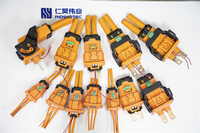 IP67 connecteur HVIL à coque métallique et plastique haute tension 30a 40a 50a 60a 80a 100a 125a 150a 200a