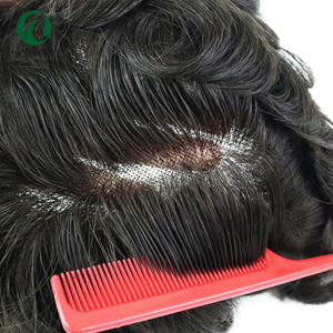 Parrucchino Dura Octagon in pizzo francese per uomo, parrucche traspiranti in capelli umani, sistemi di capelli durevoli per calvizie - Product Image 6