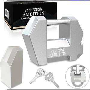 AMBITION Verrouillage de l'accouplement de la langue de la <span class=keywords><strong>remorque</strong></span> à usage intensif Amélioration de la <span class=keywords><strong>remorque</strong></span> Cyberlock Dia 1/4 ''Extra Wide 1.2'' Span Trailer Latch Lock - Product Image 1