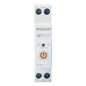 WiFi Smart Leistungs schalter 40A 1P N Fernbedienung Mini Typ Kunststoff Din Rail Industrie-und Haushalts gebrauch - Product Image 1