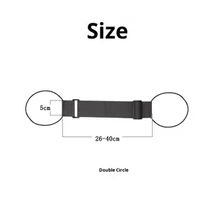 조정 가능한 폴리에스터 수하물 포장 스트랩 지퍼 폐쇄 가방 및 여행용 탄성 안전 벨트 - Product Image 4