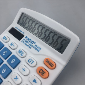 Kadio KD-837C 12-Digit Electronic Calculator White Color With Large Display For Home Office Use - Product Image 2