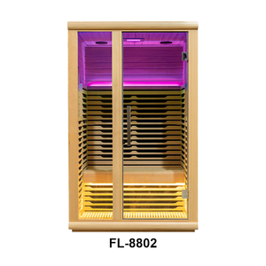 Sauna infrarouge Fanlan pour 2 personnes, thérapie par lumière <span class=keywords><strong>rouge</strong></span> à spectre complet, sauna intérieur infrarouge - Product Image 3