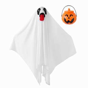 Disfraces de Calabaza de <span class=keywords><strong>Cazafantasmas</strong></span> para Niños con Logotipo Personalizado, Disfraz de Cara de Fantasma Blanco para Niños y <span class=keywords><strong>Mujeres</strong></span> para Halloween - Product Image 1