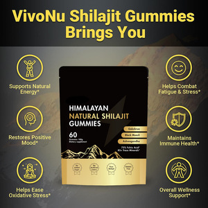 Gummies de Shilajit Naturel de l'Himalaya avec Acide Fulvique, Gokshrua, <span class=keywords><strong>Muesli</strong></span> Noir et Ashwagandha – Vente en Gros et Marque Privée OEM - Product Image 3