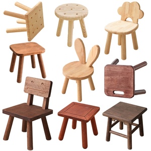 Nouvelle chaise en bois massif pour tout-petits, design mignon en forme d'oreilles de lapin, chaises solides pour la salle de classe, chaises de repas pour enfants de <span class=keywords><strong>maternelle</strong></span> - Product Image 4