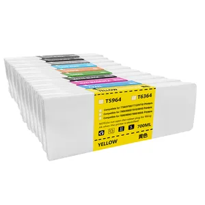 Harga Chip Tinta Pigmen Cartridge IJ Tinta Kompatibel T6361-T6369 Supercolor untuk Epson Stylus PRO 7908 9908 7890 9890 Pencetak
