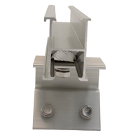 Système de panneaux solaires en aluminium trapézoïdal industriel anodisé, rail solaire, tôle, support de toit en tôle, support de carport solaire, pince solaire