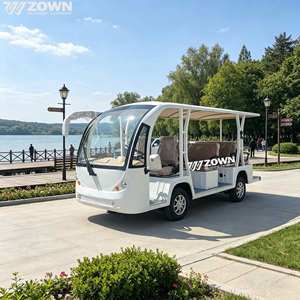 Autobús Eléctrico de Cabina Cerrada para Turismo, Bajo Nivel de Ruido, Transporte Ecológico para Hoteles, Zoológicos y Aldeas Turísticas - Product Image 1
